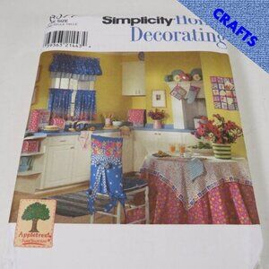 Simplicity 8077 Sewing pattern UNCUT Placemat, Pot Holder, Chair Cushion, etc